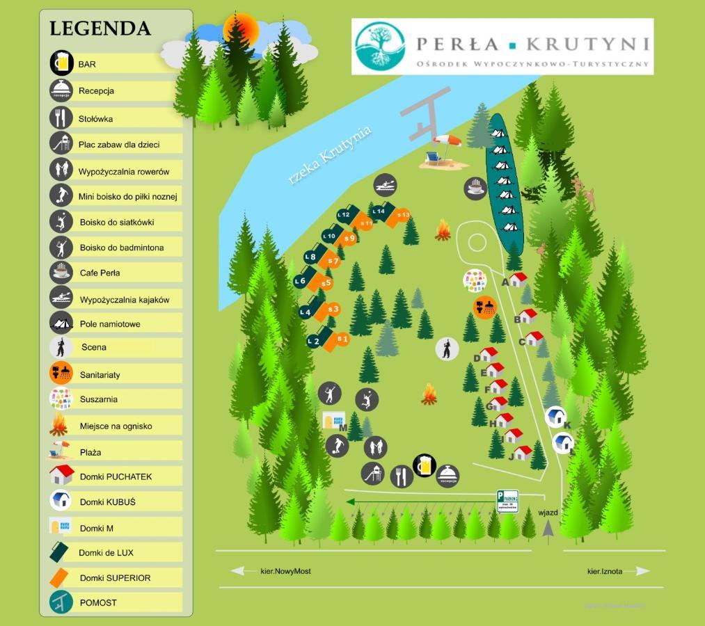 Osrodek Wypoczynkowo-Turystyczny Perla Krutyni Hotel Nowy Most Екстериор снимка